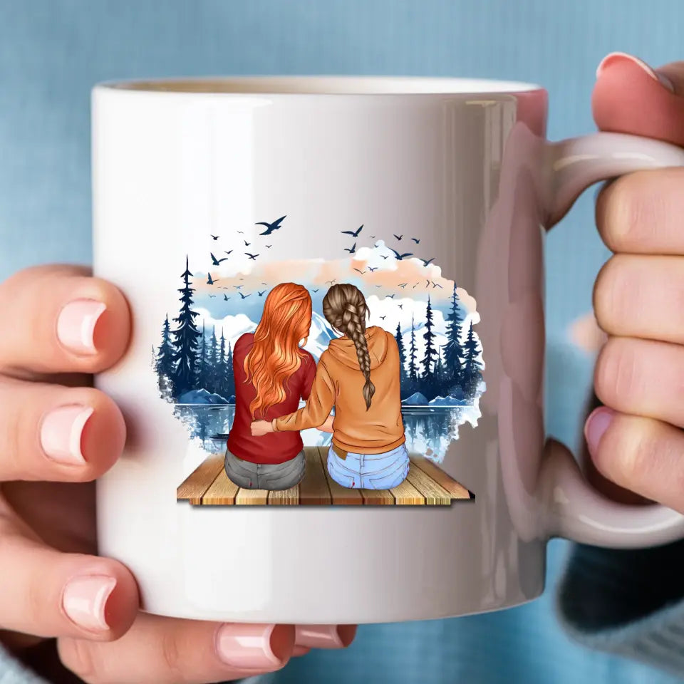 Le Cadeau Parfait pour Votre Meilleure Amie - Mug Personnalisable - Amour et Gratitude