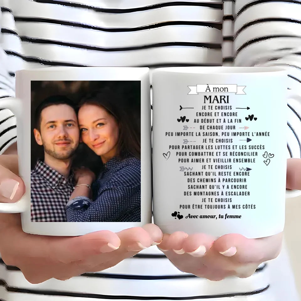 Mug Personnalisé Pour Déclarer Votre Amour Chaque Matin