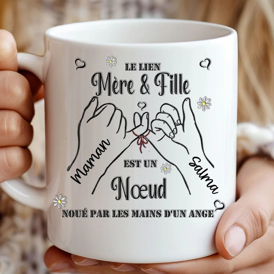 Le Mug Personnalisable Mère-Fille : Le Mug Qui Murmure "Je t'aime" à Chaque Gorgée