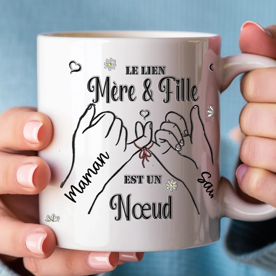 Le Mug Personnalisable Mère-Fille : Le Mug Qui Murmure "Je t'aime" à Chaque Gorgée