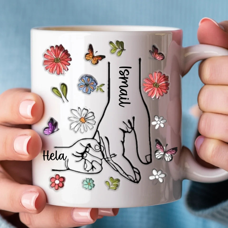 Mug Mains Liées : L'Amour Familial en Tasse