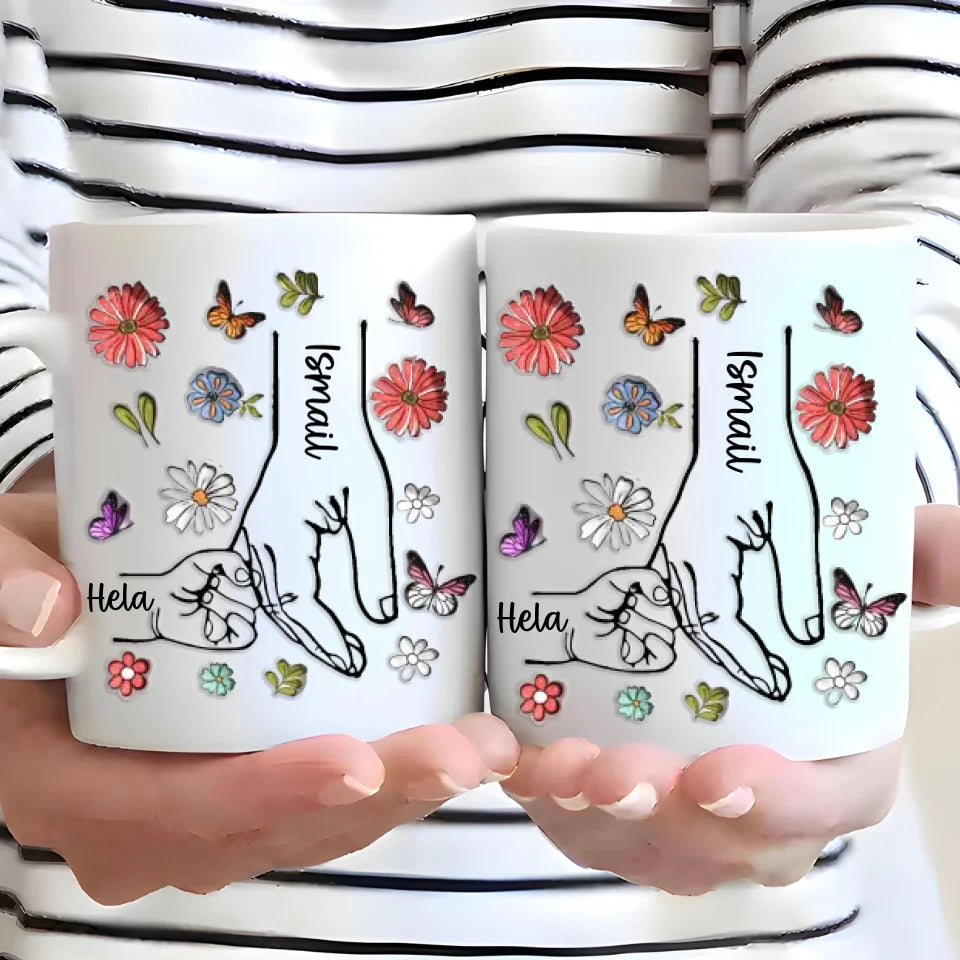 Mug Mains Liées : L'Amour Familial en Tasse