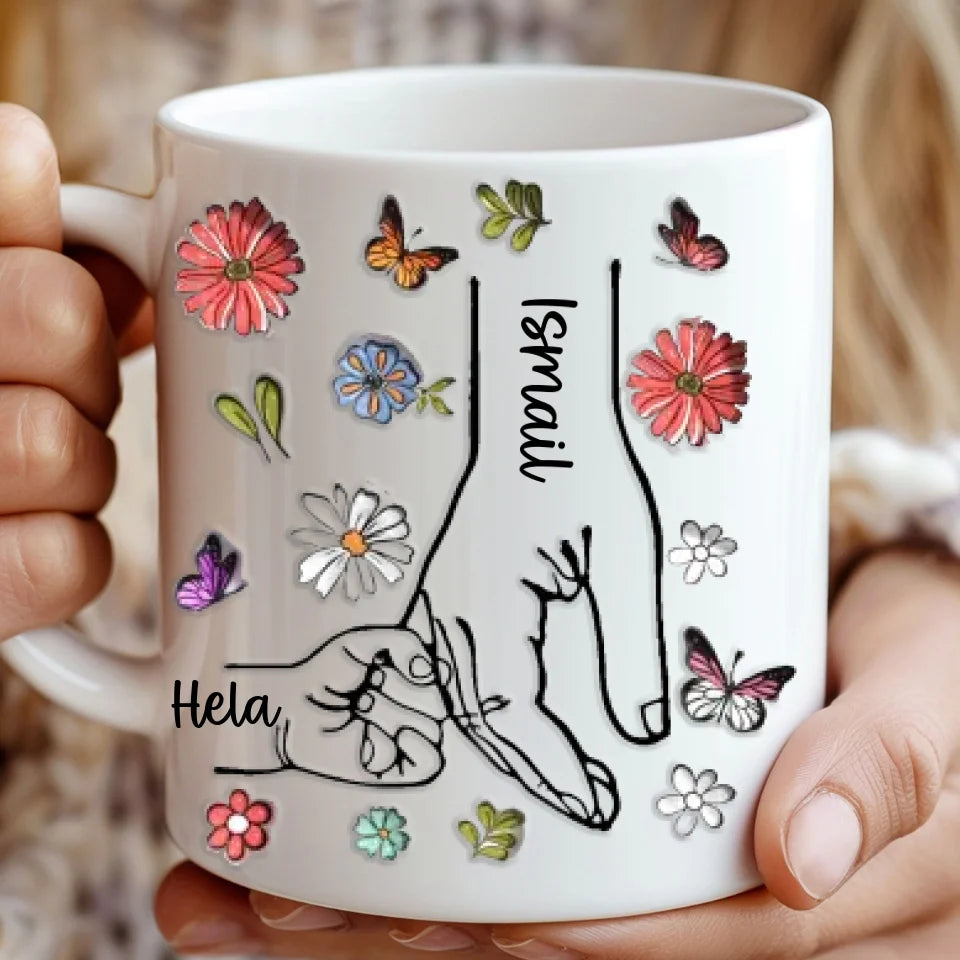 Mug Mains Liées : L'Amour Familial en Tasse